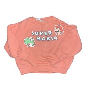 Zara Super Mario Kids Sweatshirt - Peach